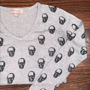Philosophy Skull 💀Fitted Sweater